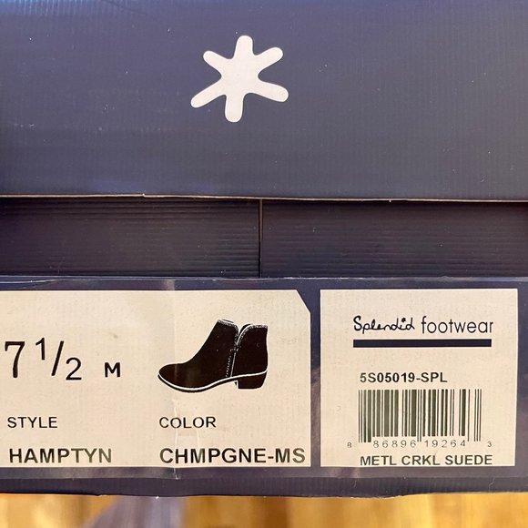 SPLENDID Hamptyn Bootie in Champagne size 7.5 - Picture 8 of 8